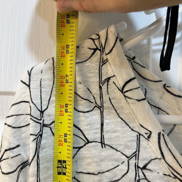 Cynthia Rowley Plus Size 100% Linen Popover Blouse 3X Tunic Casual Cottage - Picture 7 of 8